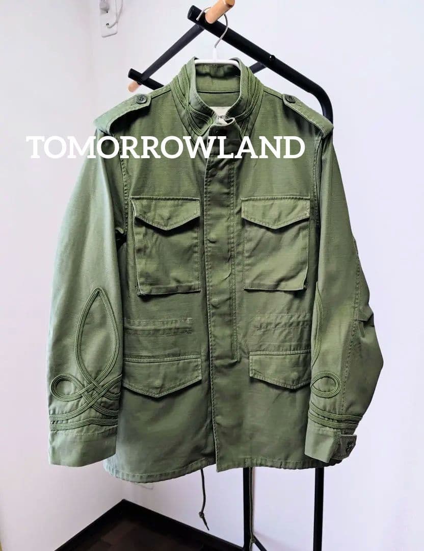 【TOMORROWLAND】スラブバックサテン ミリタリージャケット