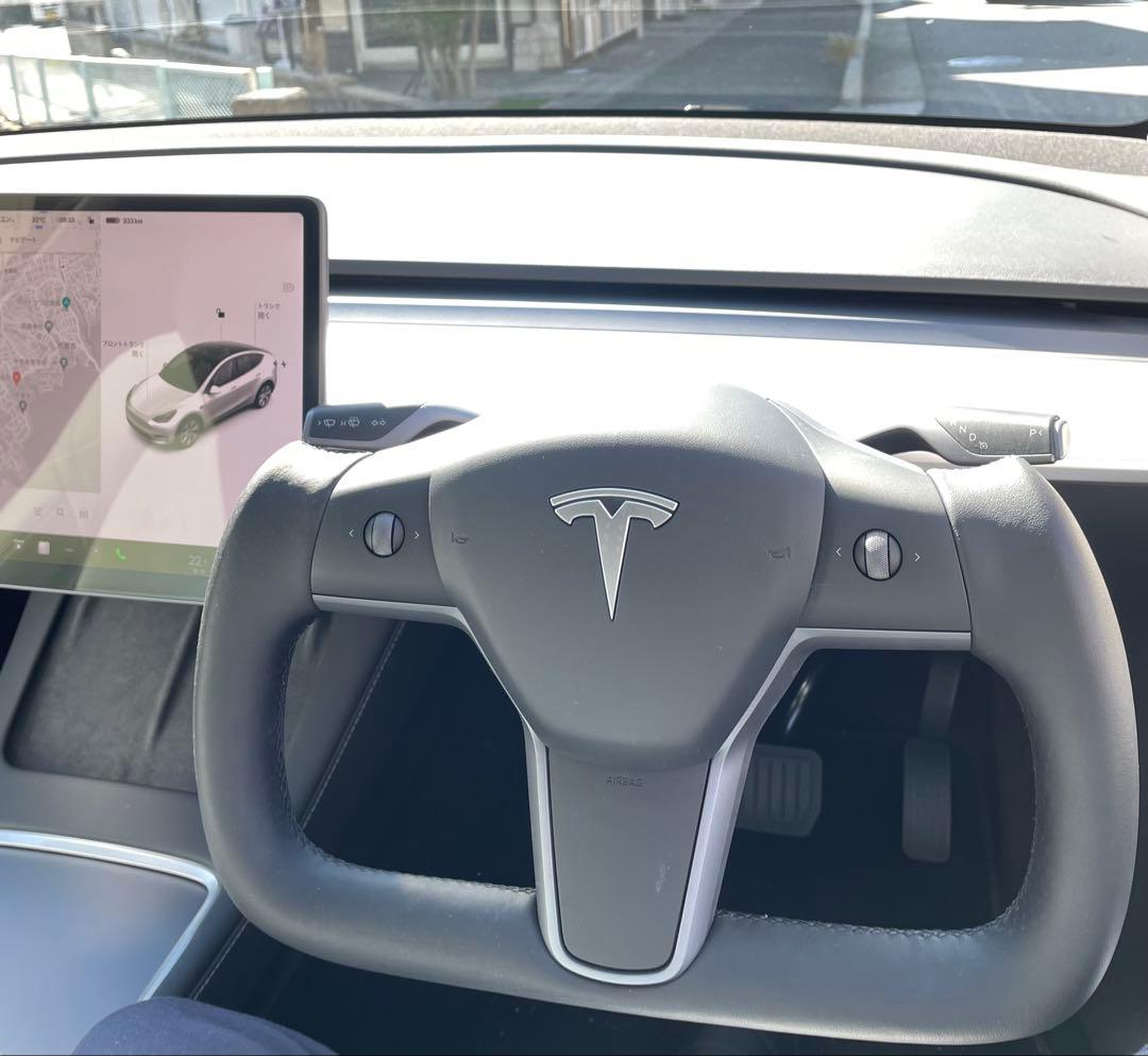 C*O様 【美品】テスラヨークハンドルAroham製（モデルY2022-23)