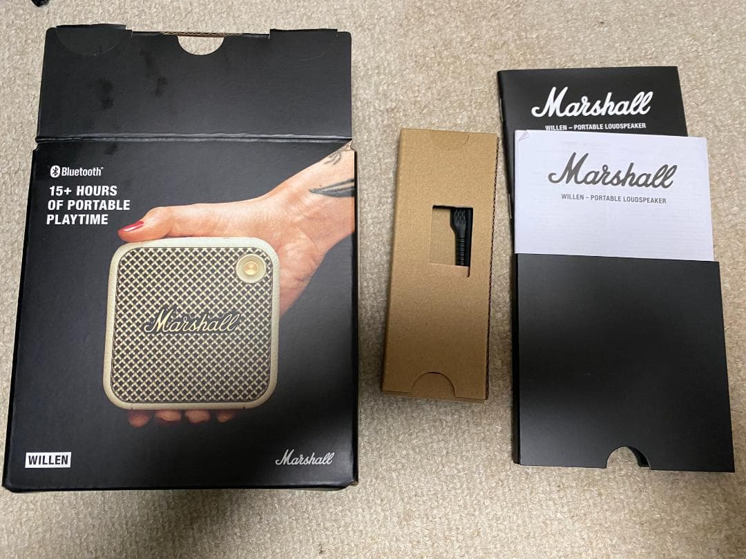 マーシャルMarshallWillenワイヤレスポータブル防水スピーカー