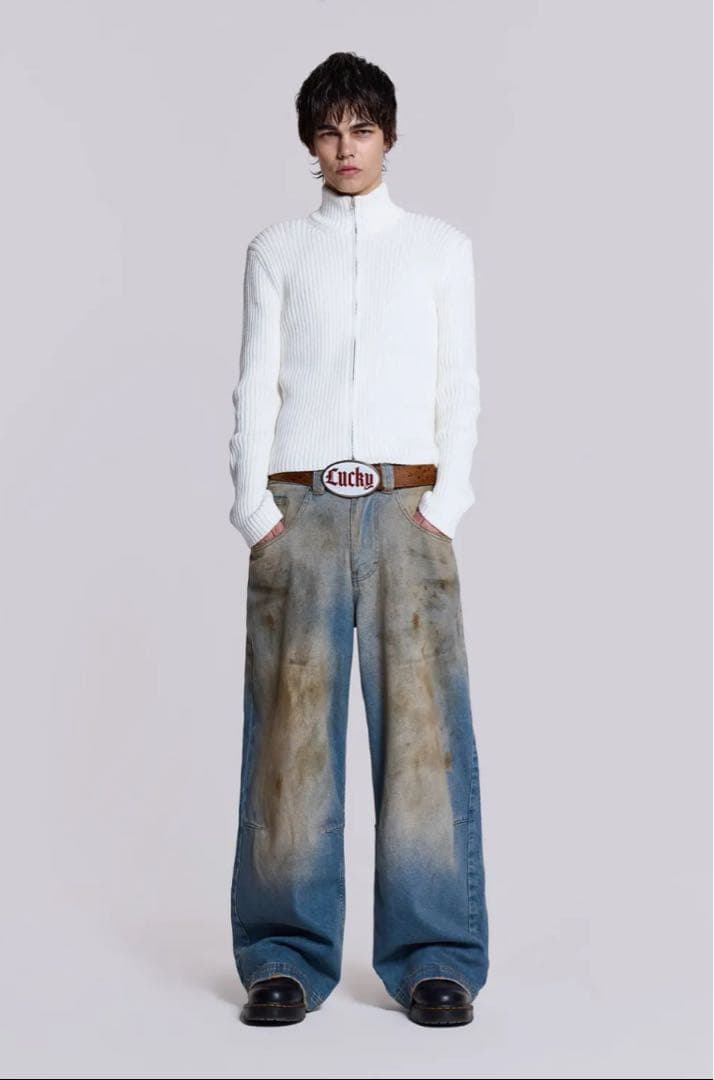 パンツ Jaded London Mud Wash Colossus Jeans w32