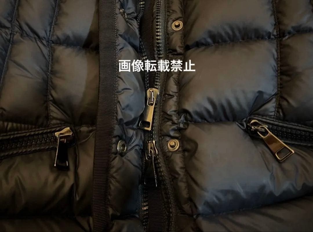 美品✨ MONCLER最新型DISTモンクレールエルミンヌダウンジャケット黒紺0