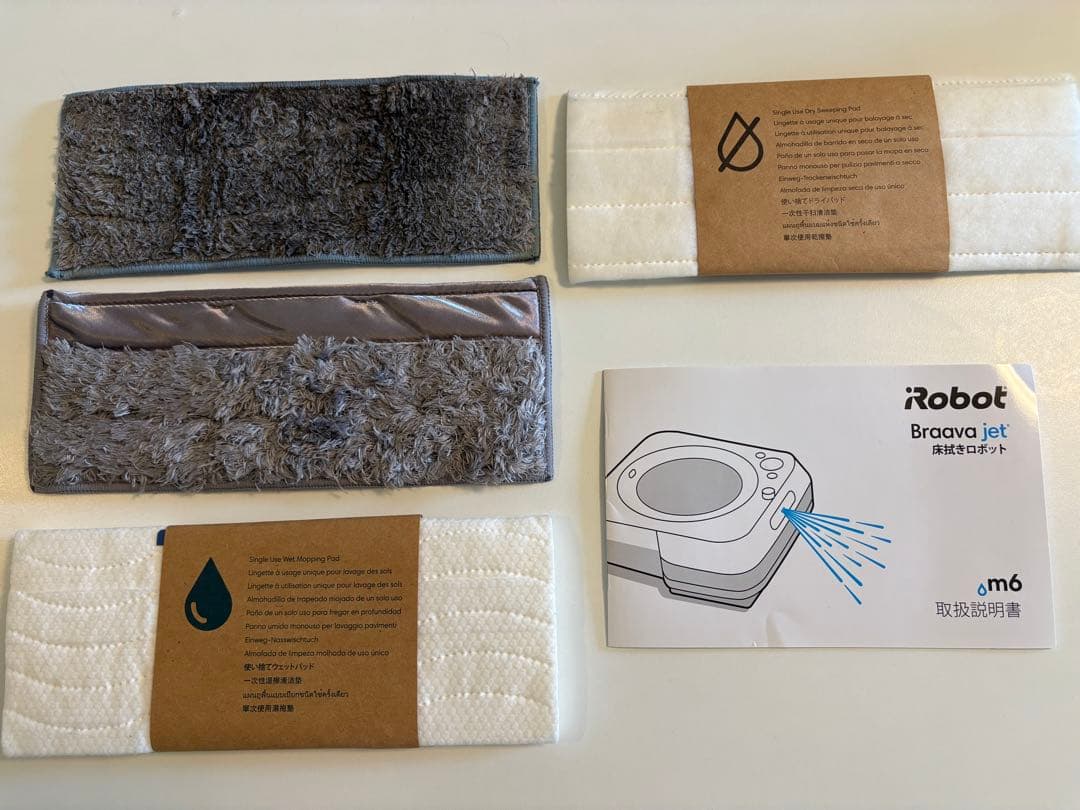 iRobot Braava jet m6 本体　説明書、付属品同梱　動作問題無し