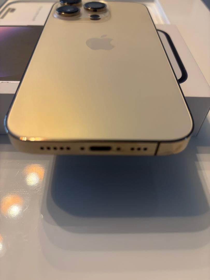 美品 iPhone14Pro 128GB ゴールド 100%