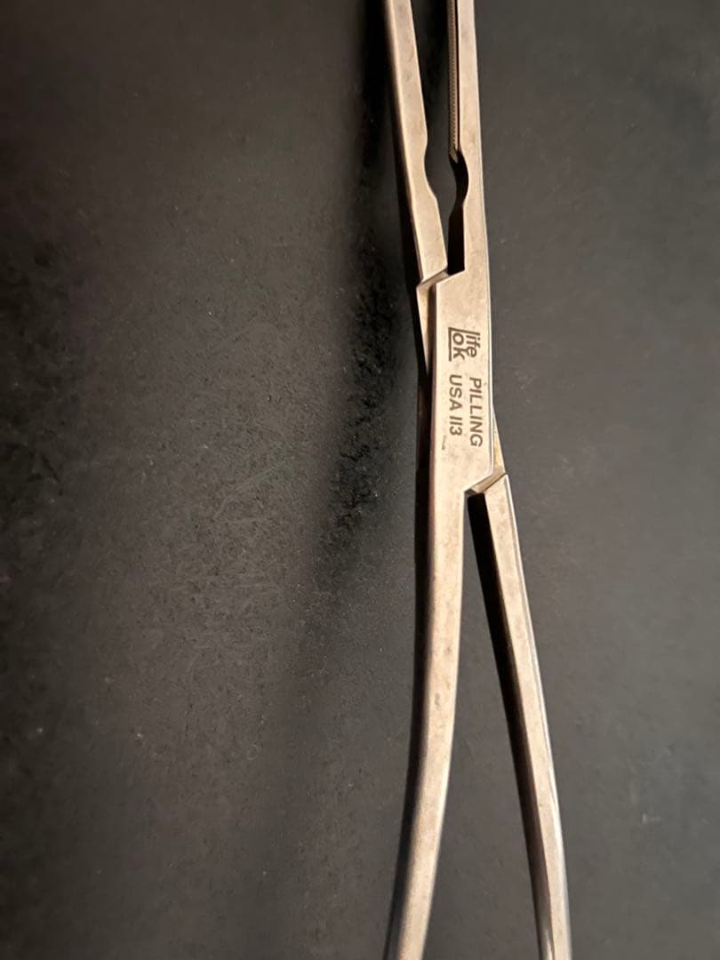 【値下OK】PILLING 大動脈遮断鉗子　ドゥベーキタイプ　27cm