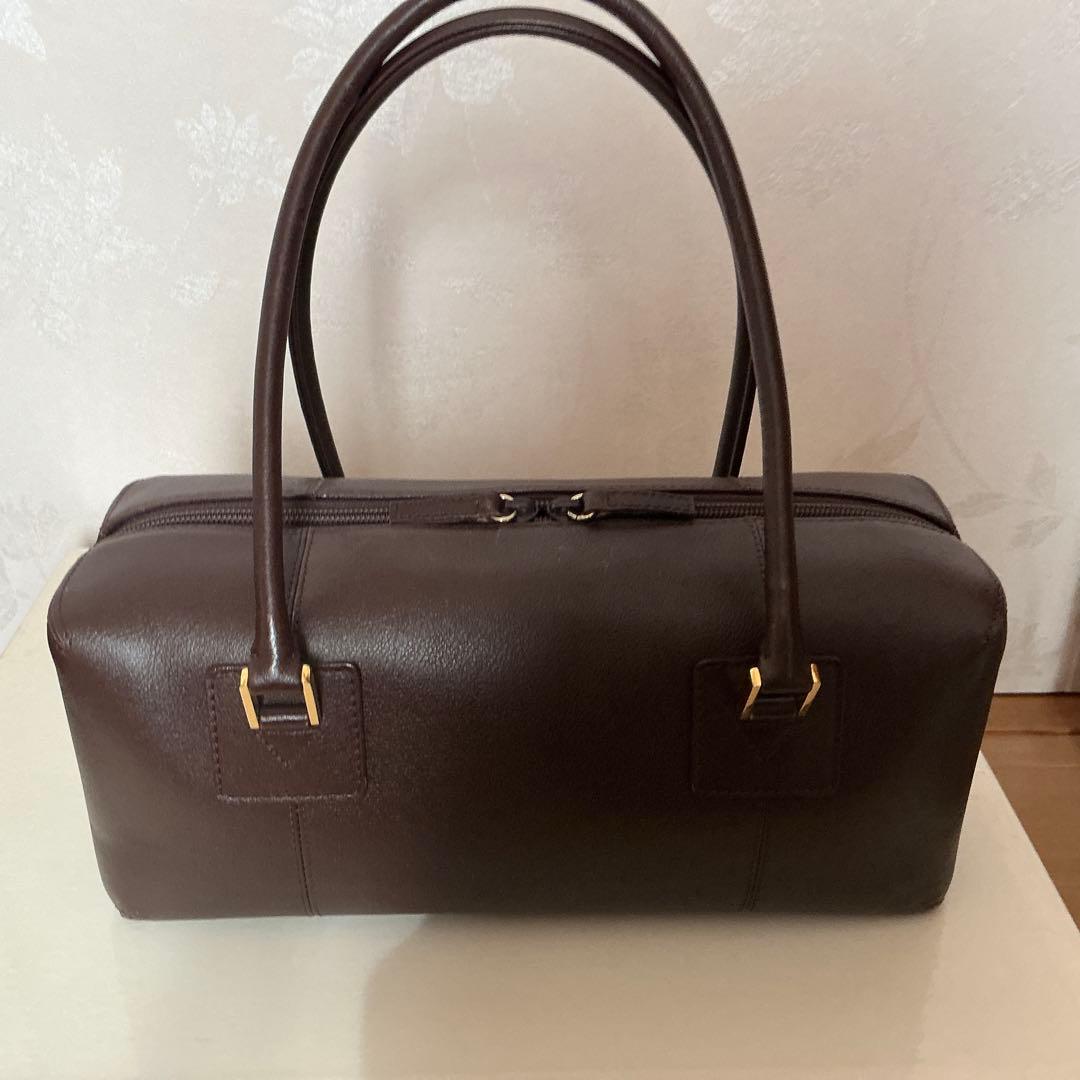 ふれ様ご購入予定❣️濱野ショルダーバッグ、ボストンバッグ　ダークブラウン