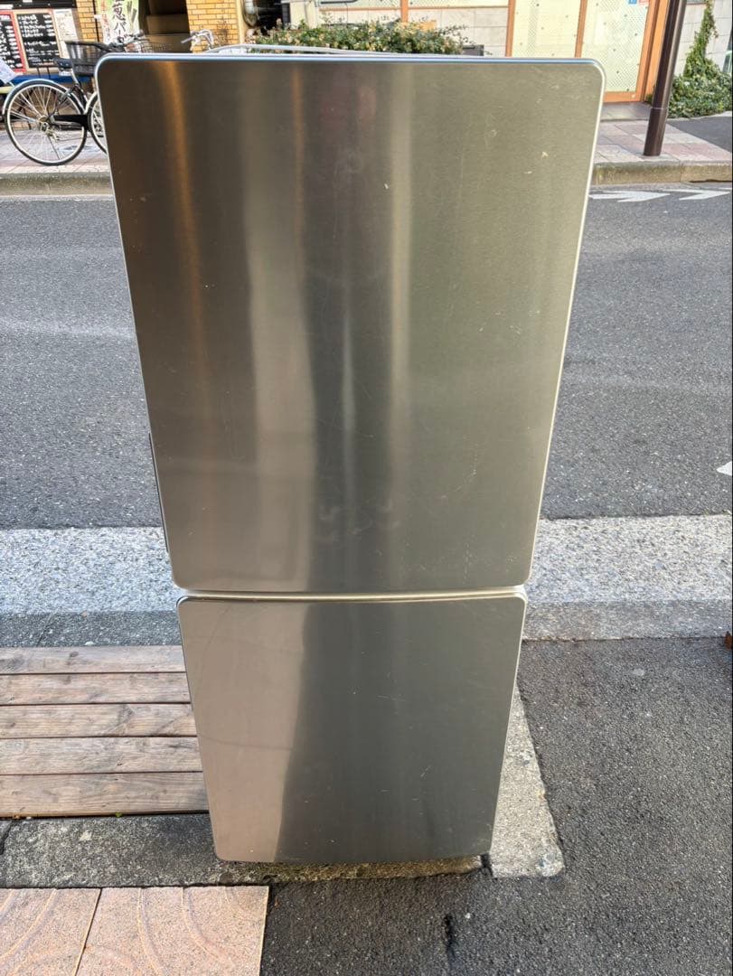 ノジマ 2ドア冷蔵庫　EH-R1482F 21年製　一人暮らし