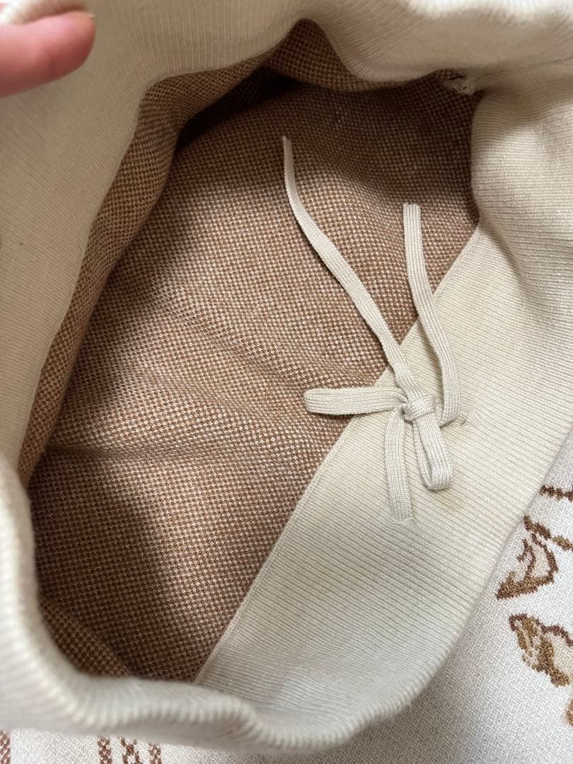 スカート Eaphi SCARF MOTIF KNIT SKIRT