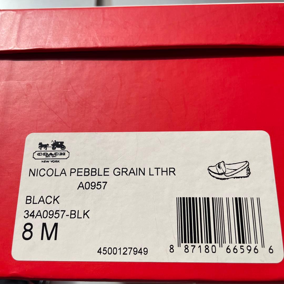 ★新品同様極美品★ コーチシグネチャードライバーシューズレディース23.5cm