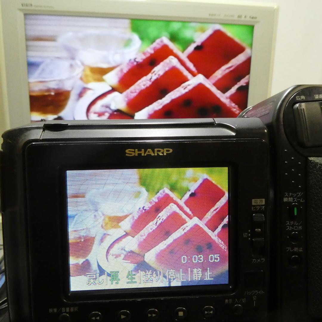 動作良好　Video.Hi8 シャープVL-HL3 8ミリビデオカメラDVD化に
