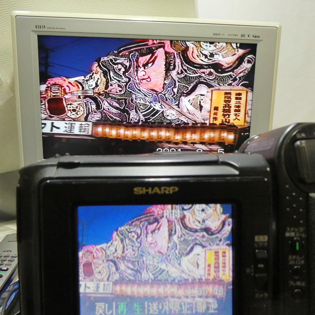 動作良好　Video.Hi8 シャープVL-HL3 8ミリビデオカメラDVD化に