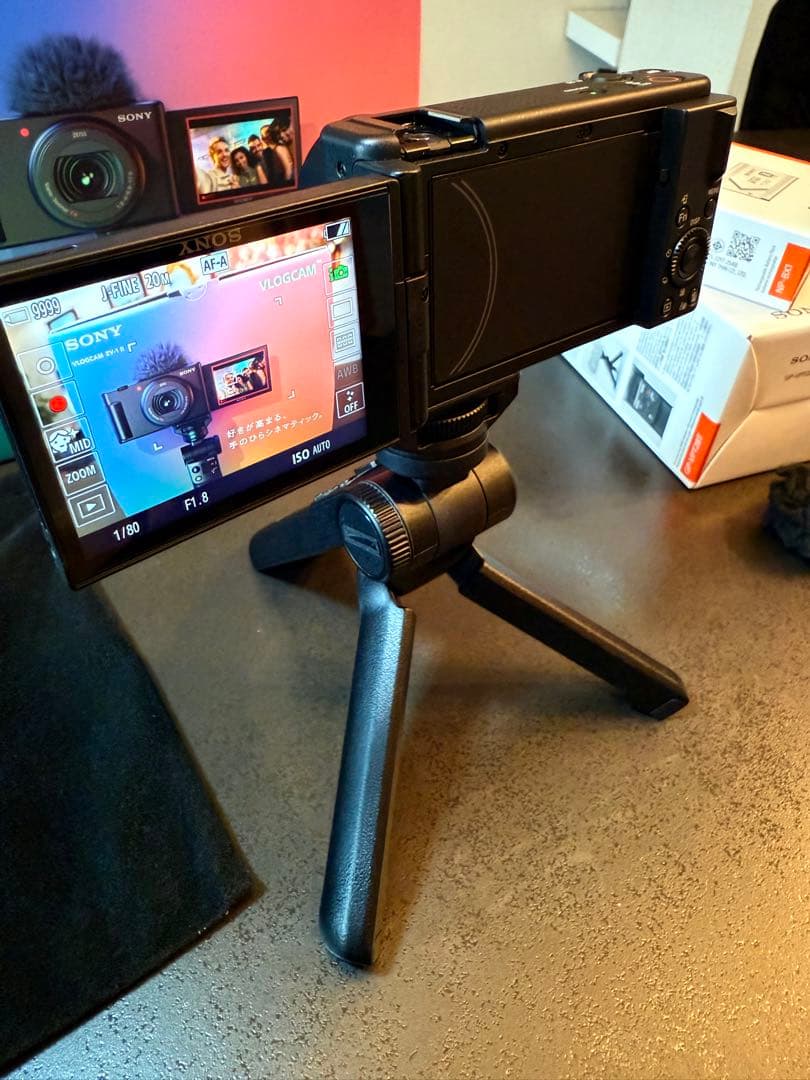 SONY VLOGCAM ZV-1 II シューティンググリップキット ブラック
