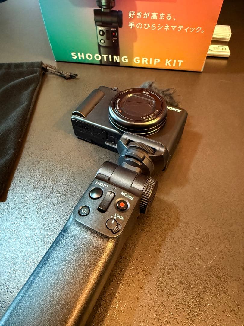 SONY VLOGCAM ZV-1 II シューティンググリップキット ブラック