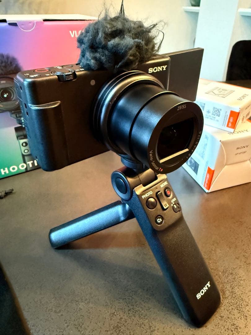 SONY VLOGCAM ZV-1 II シューティンググリップキット ブラック