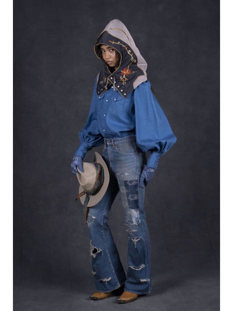 KAPITAL　サテン　ウエスタン　バラクラバ