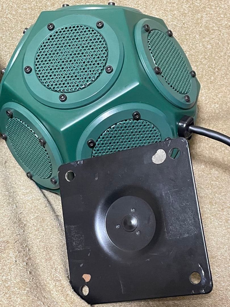 【希少レア！】12面体スピーカー　全天候型　グリーン　入手困難　アースグリーン