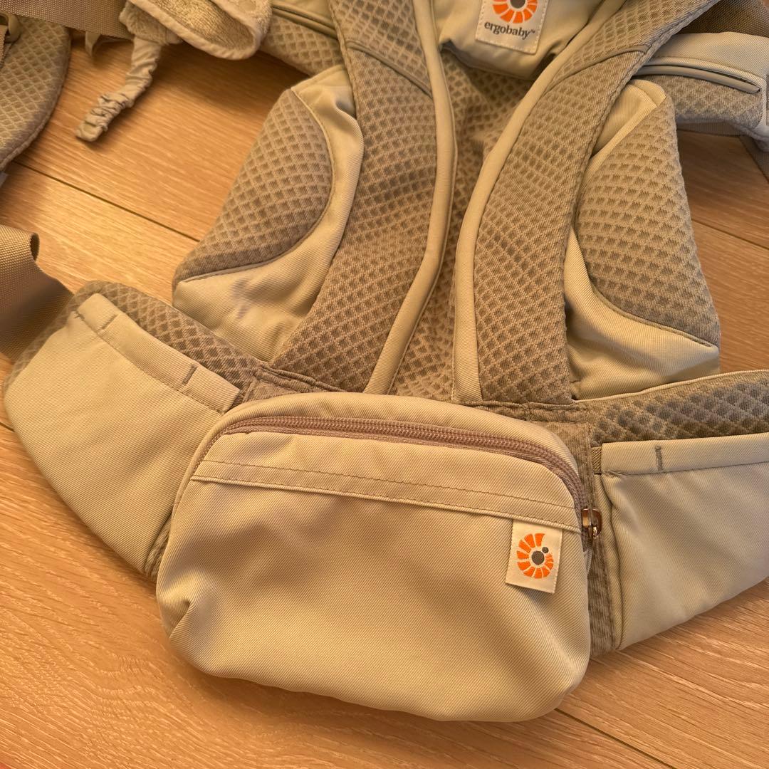 ergobaby 抱っこひも グレー メッシュ