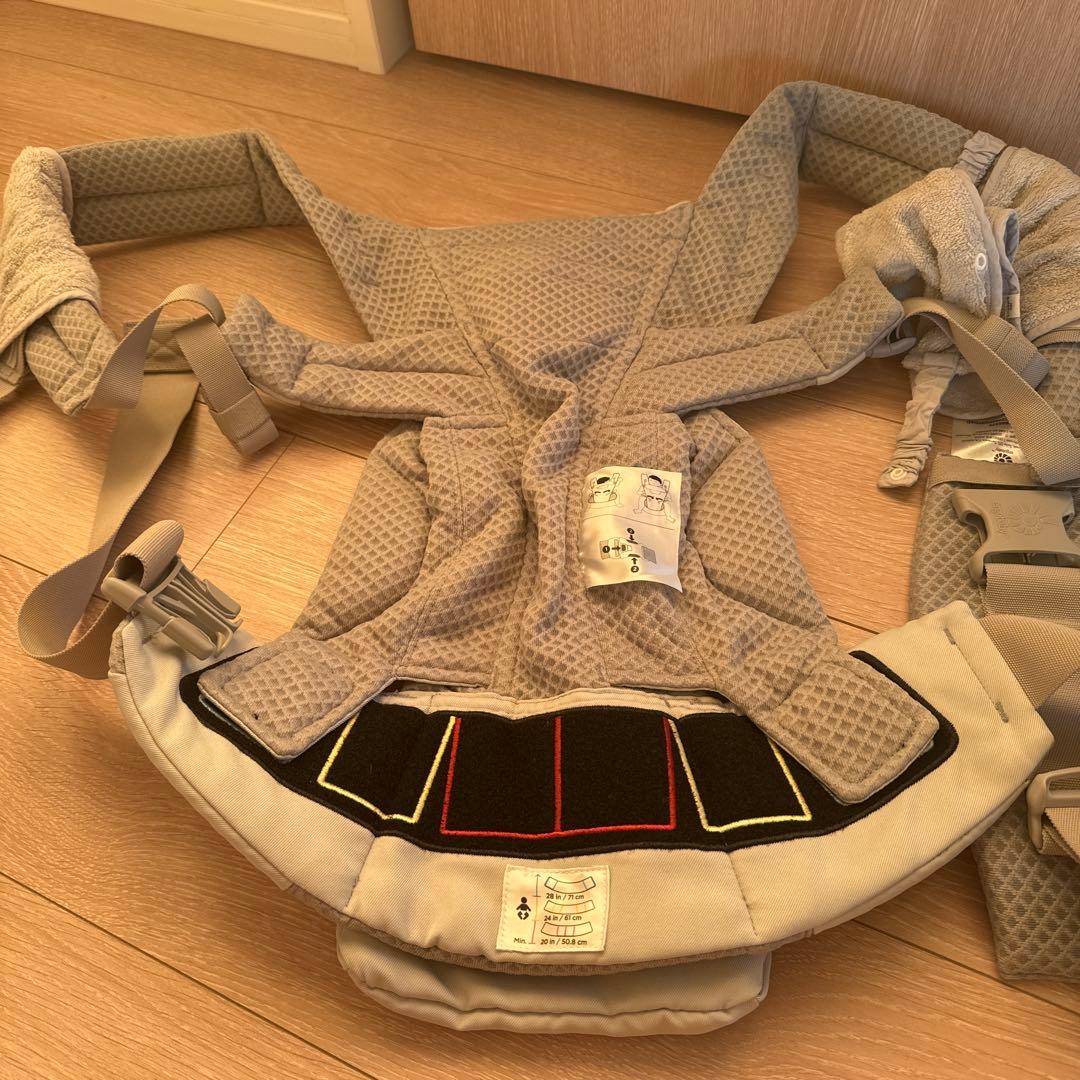 ergobaby 抱っこひも グレー メッシュ