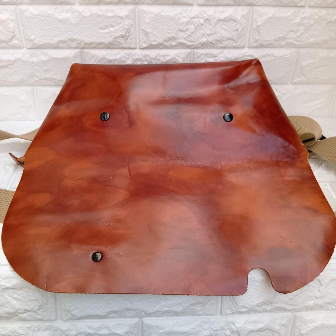 【ユニアンドコー】メッセンジャーバック ショルダーバッグ S キャメル ブラウン