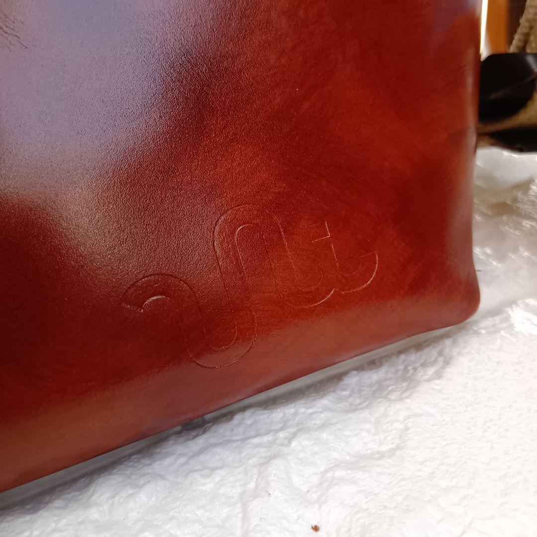 【ユニアンドコー】メッセンジャーバック ショルダーバッグ S キャメル ブラウン