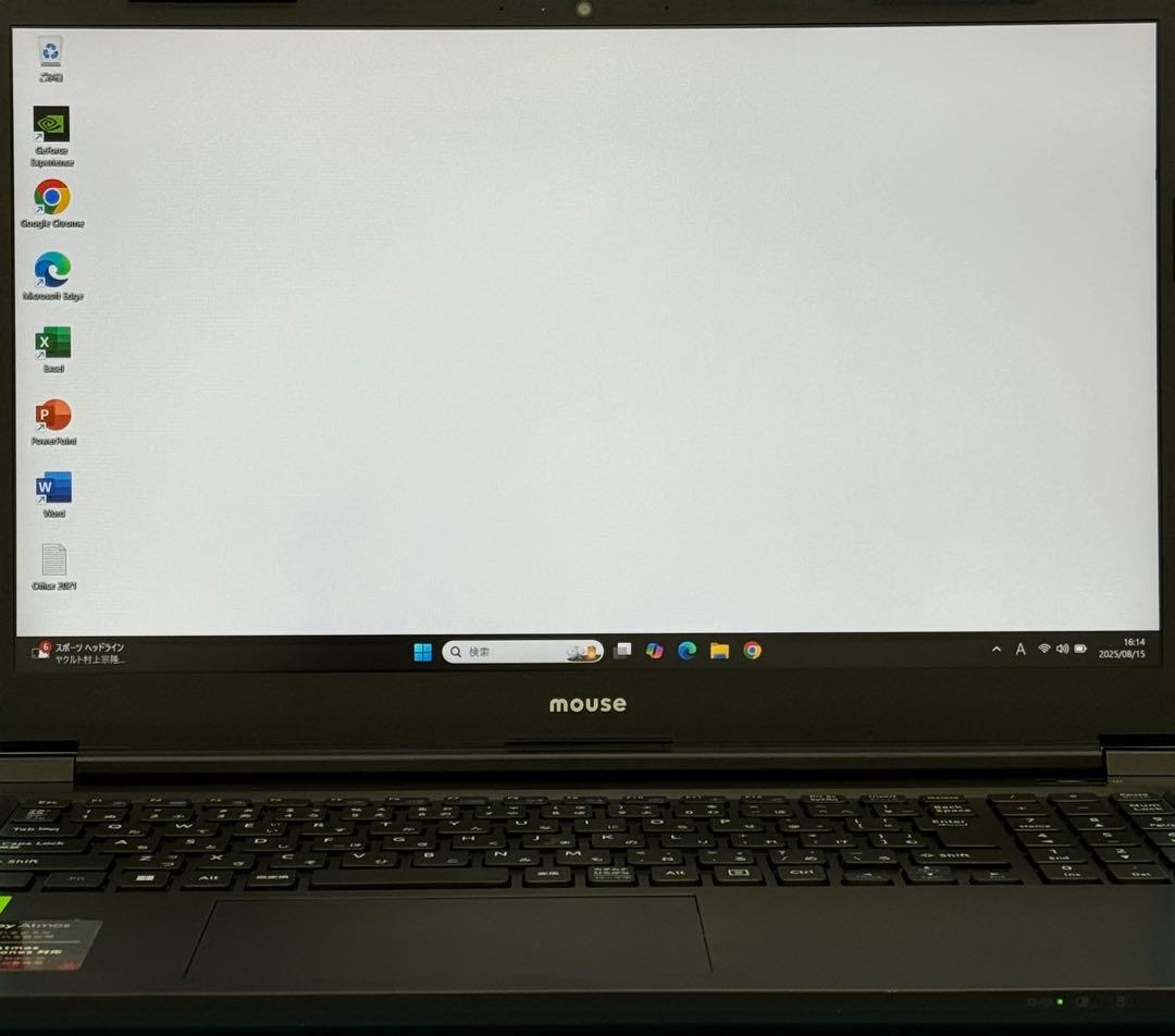 美品731 mouse K5 Corei7 第12世代 16GB 512GB