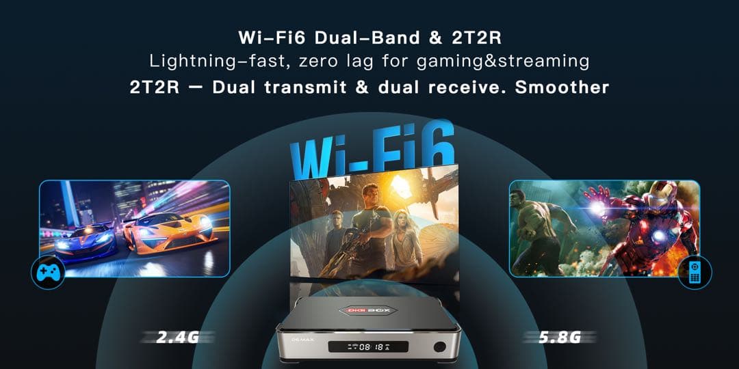 DIGIBOX D6 MAX 8K対応 Wi-Fi6千兆LAN 168時間見逃し