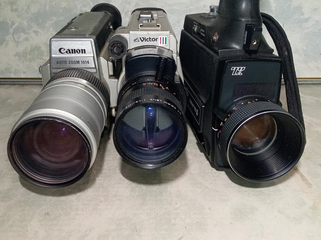 8㎜ビデオカメラ ジャンク品 まとめ売り 3台 ビンテージ