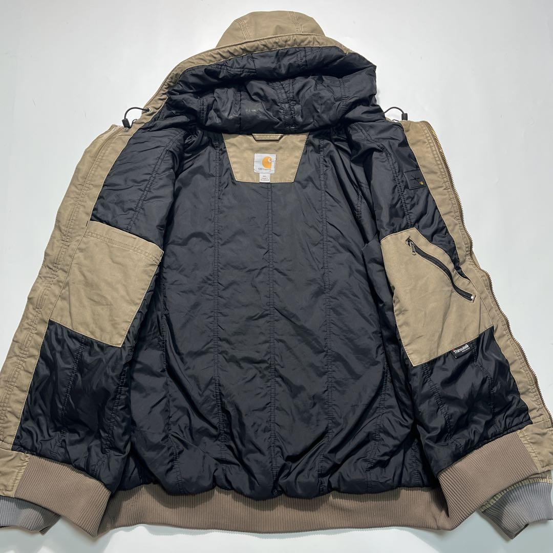 カーハート アクティブジャケット クイックダック 2XL カーキ 中綿 7667