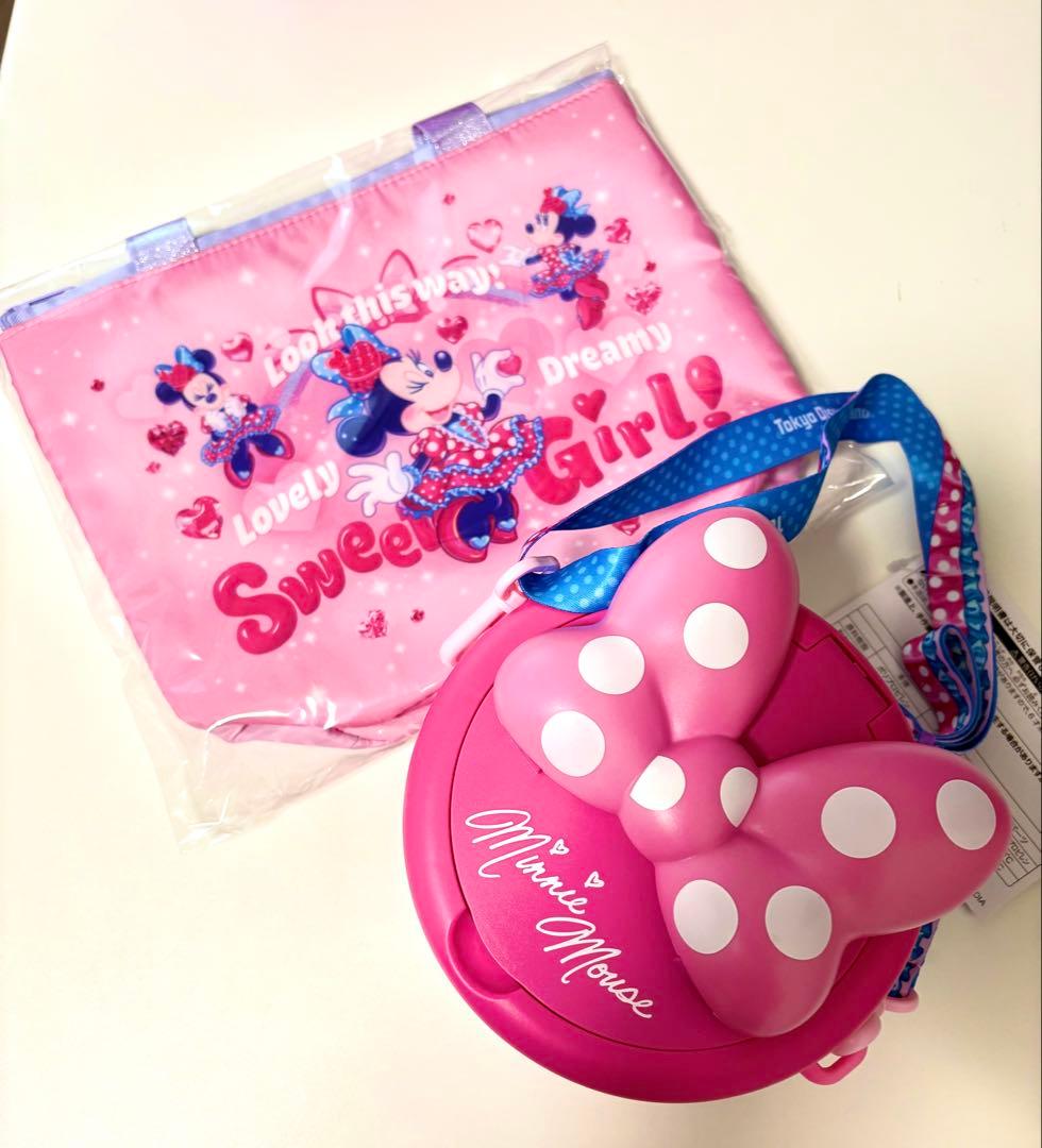 ディズニー　ミニーのファンダーランド　ポップコーンバケット＆ランチケース