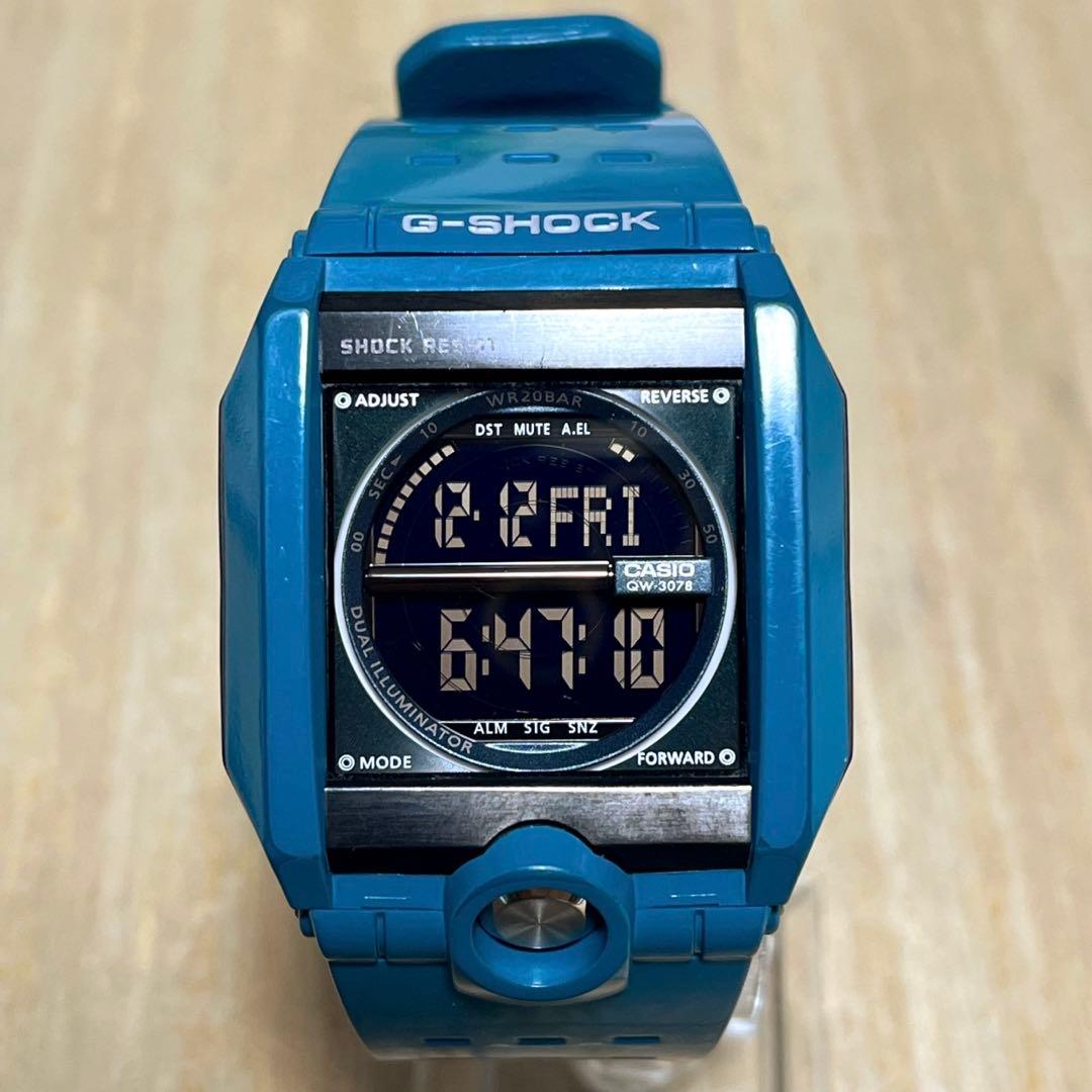 エ*)様 【完動美品】G-SHOCK G-8100ターコイズブルー★デュアルイル