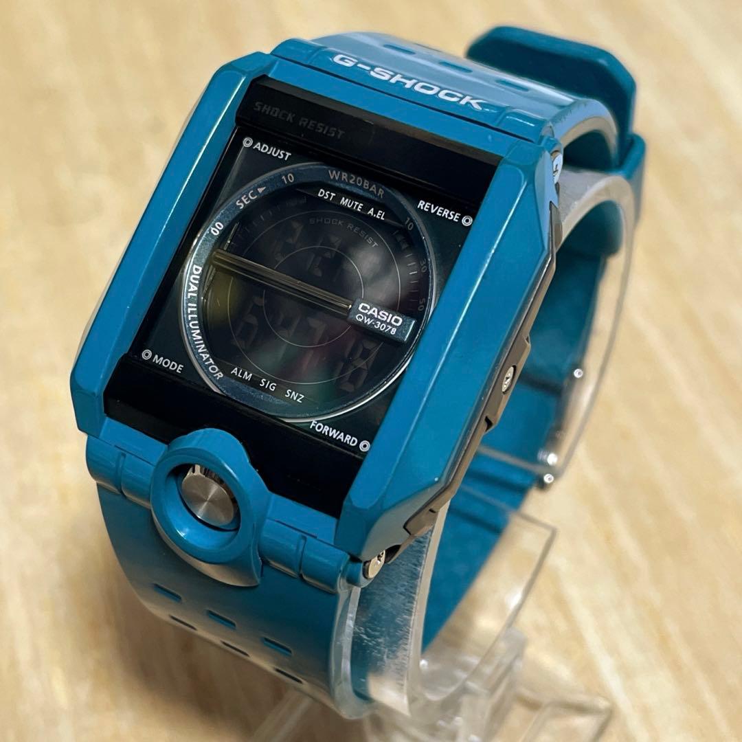 エ*)様 【完動美品】G-SHOCK G-8100ターコイズブルー★デュアルイル