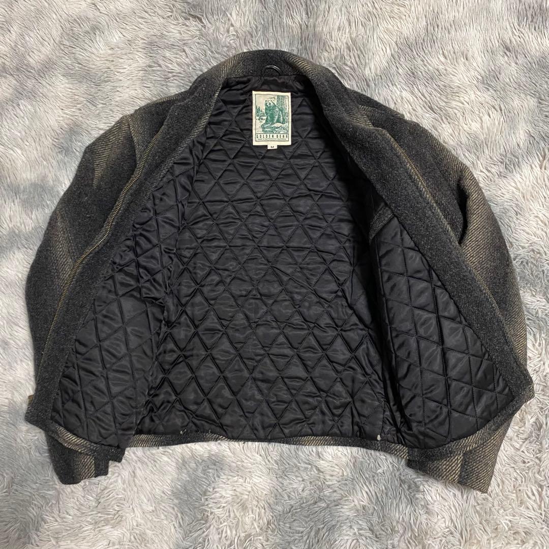 GOLDEN BEAR ビンテージ USA製 オンブレ ウールスポーツジャケット