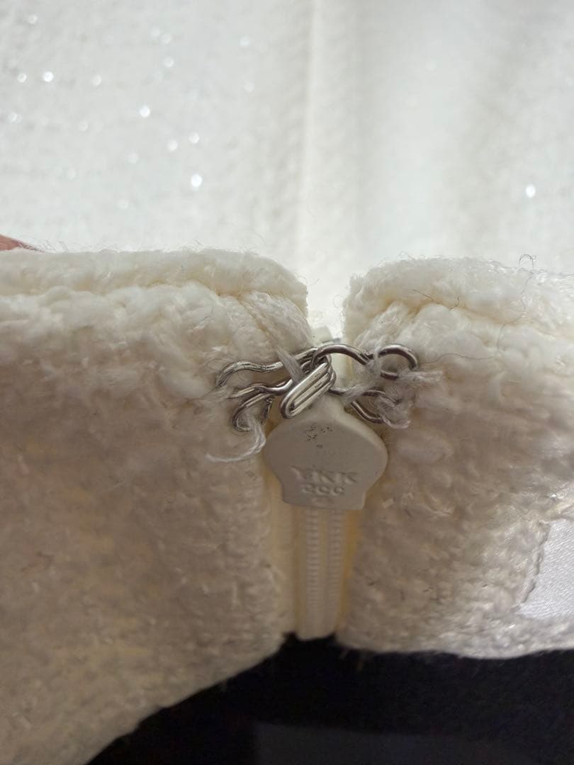 darich ボックスプリーツツイードミニワンピース