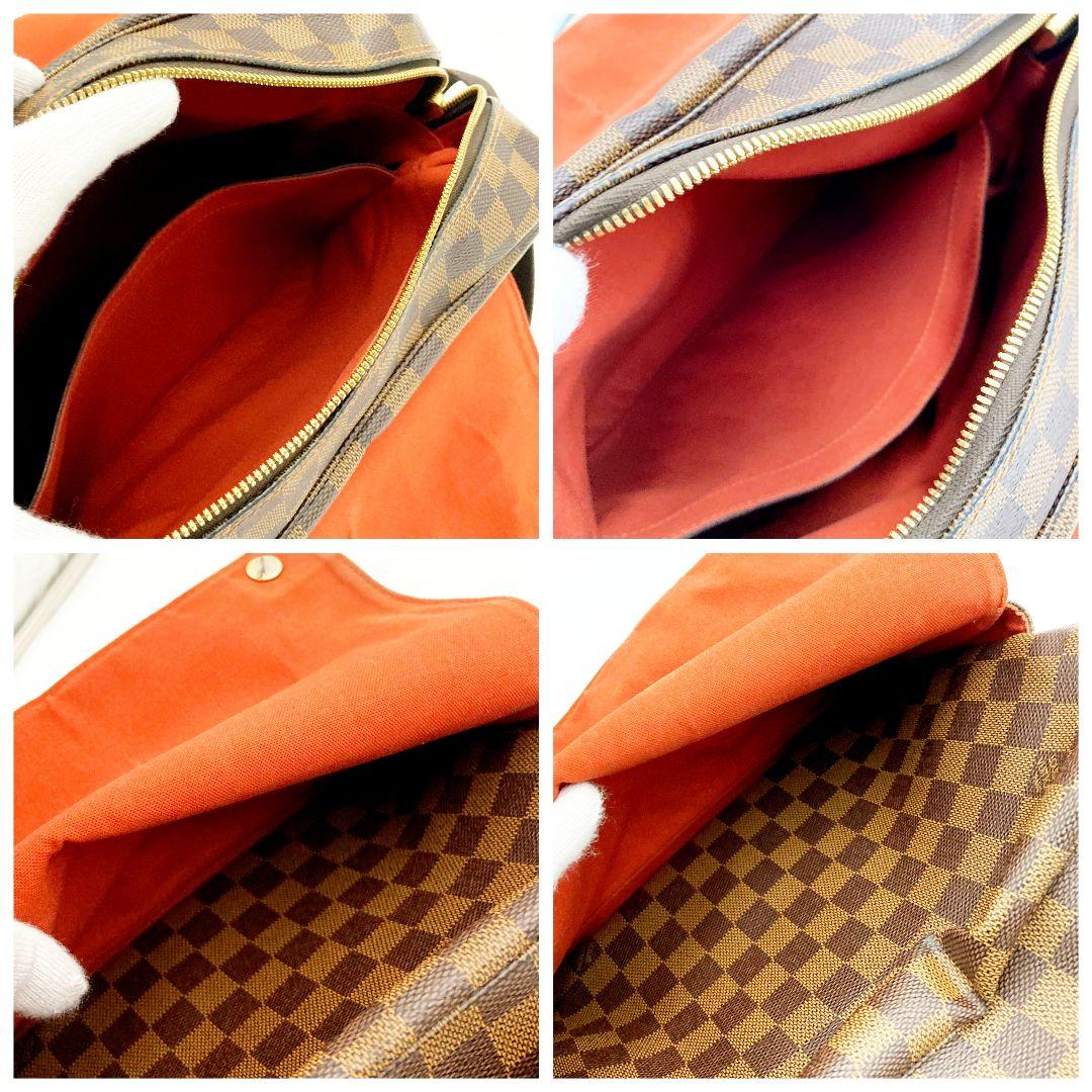 正規品 ルイヴィトン ダミエ ナヴィグリオ エベヌ ショルダーバッグ 美品