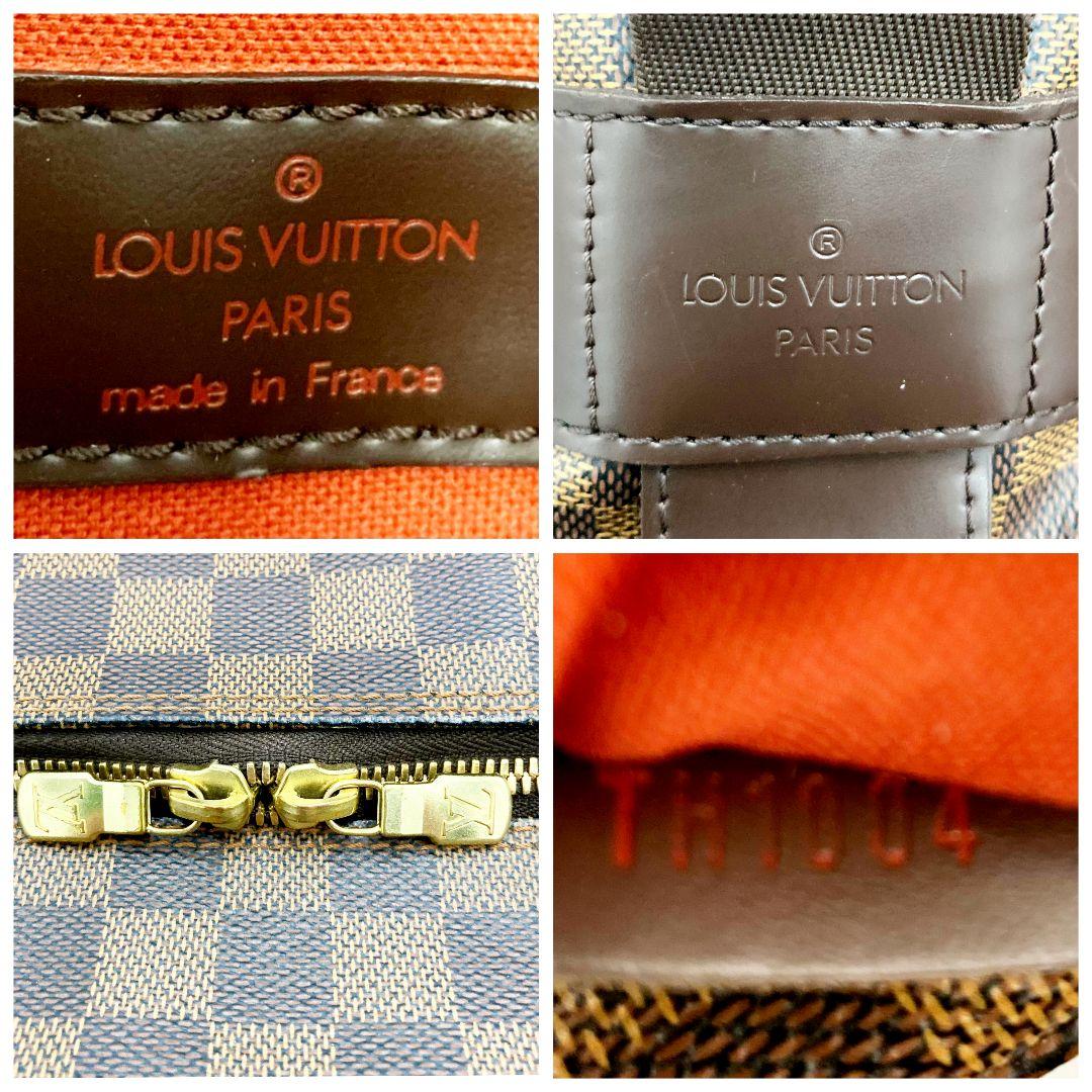 正規品 ルイヴィトン ダミエ ナヴィグリオ エベヌ ショルダーバッグ 美品