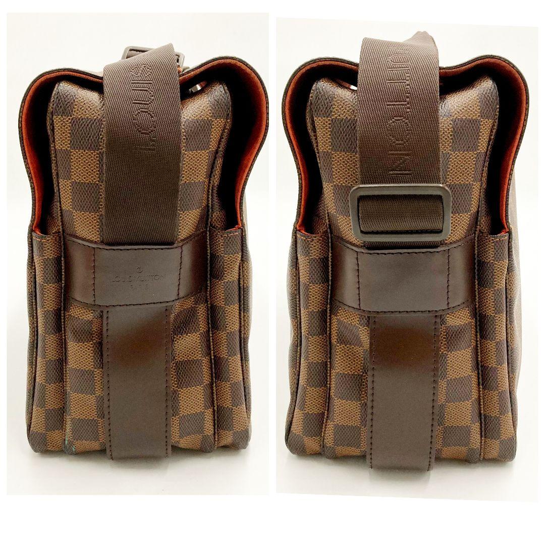 正規品 ルイヴィトン ダミエ ナヴィグリオ エベヌ ショルダーバッグ 美品