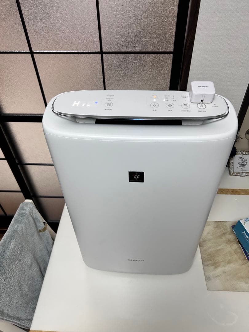 【美品】SHARP シャープ 加湿空気清浄機 2022年製　KI-NS50-W