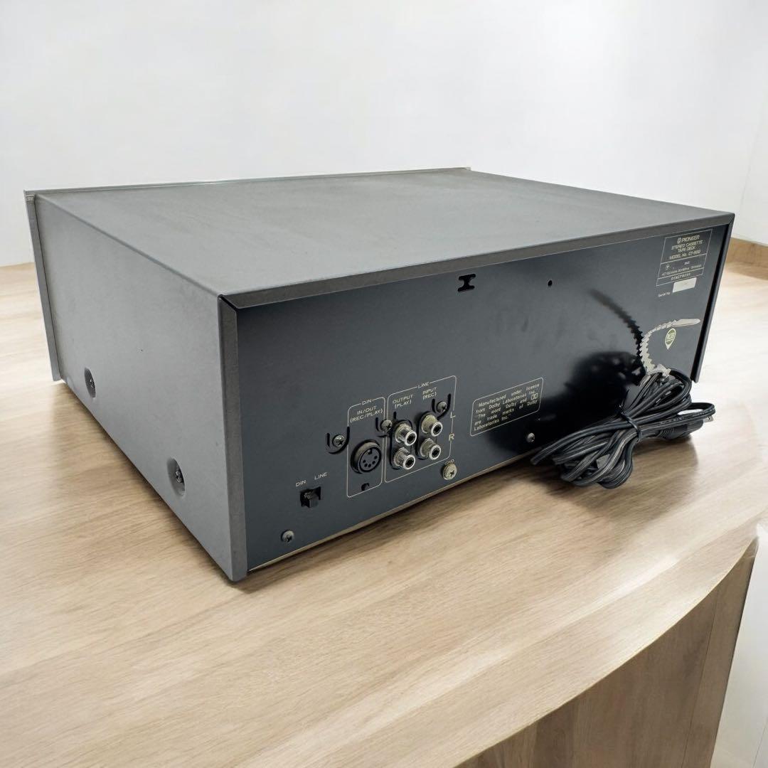 【再生確認済み】pioneer パイオニア CT-500 カセットデッキ