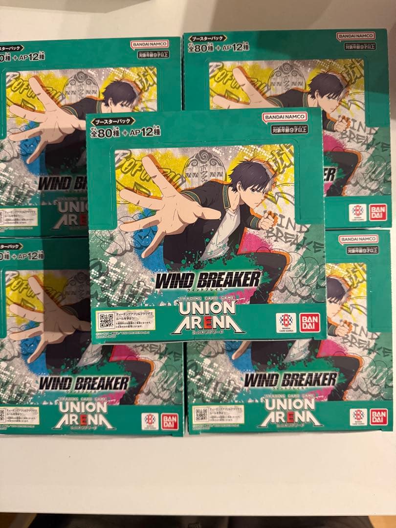 ユニオンアリーナ WIND BREAKER ウィンドブレイカー 未開封 5BOX