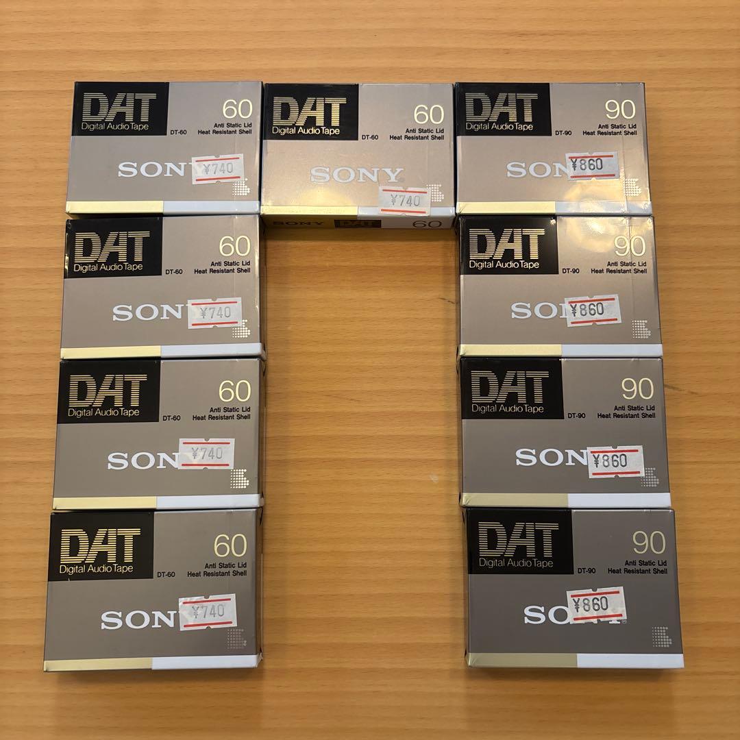 SONY DAT デジタルオーディオテープ　90分　60分　9本セット