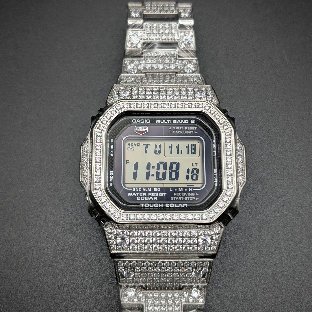 美品 G-SHOCK GWM5610U 電波ソーラー ダイヤ風装飾 フルメタル