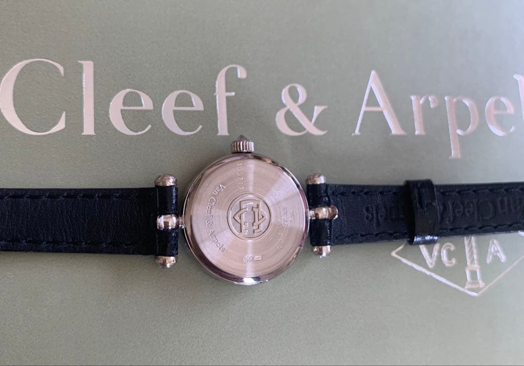 【電池交換済 ベルト新品 稼動品】Van Cleef & Arpels時計