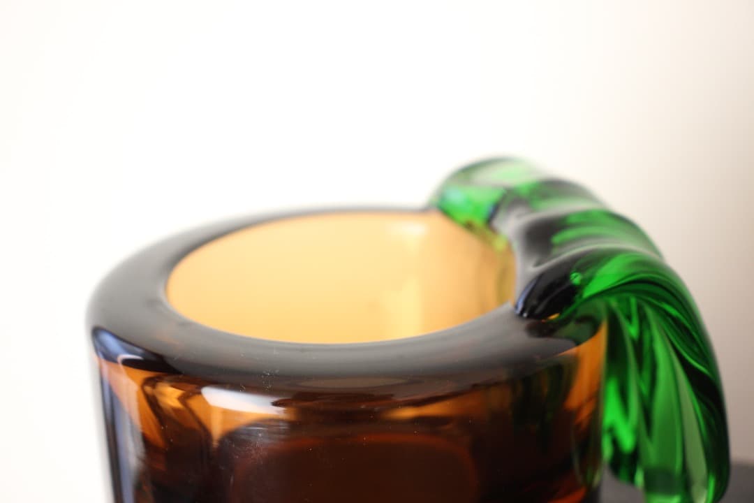 チェコ　クリスタル　ボヘミアングラス　物入れ　ヨセフ・エクナー