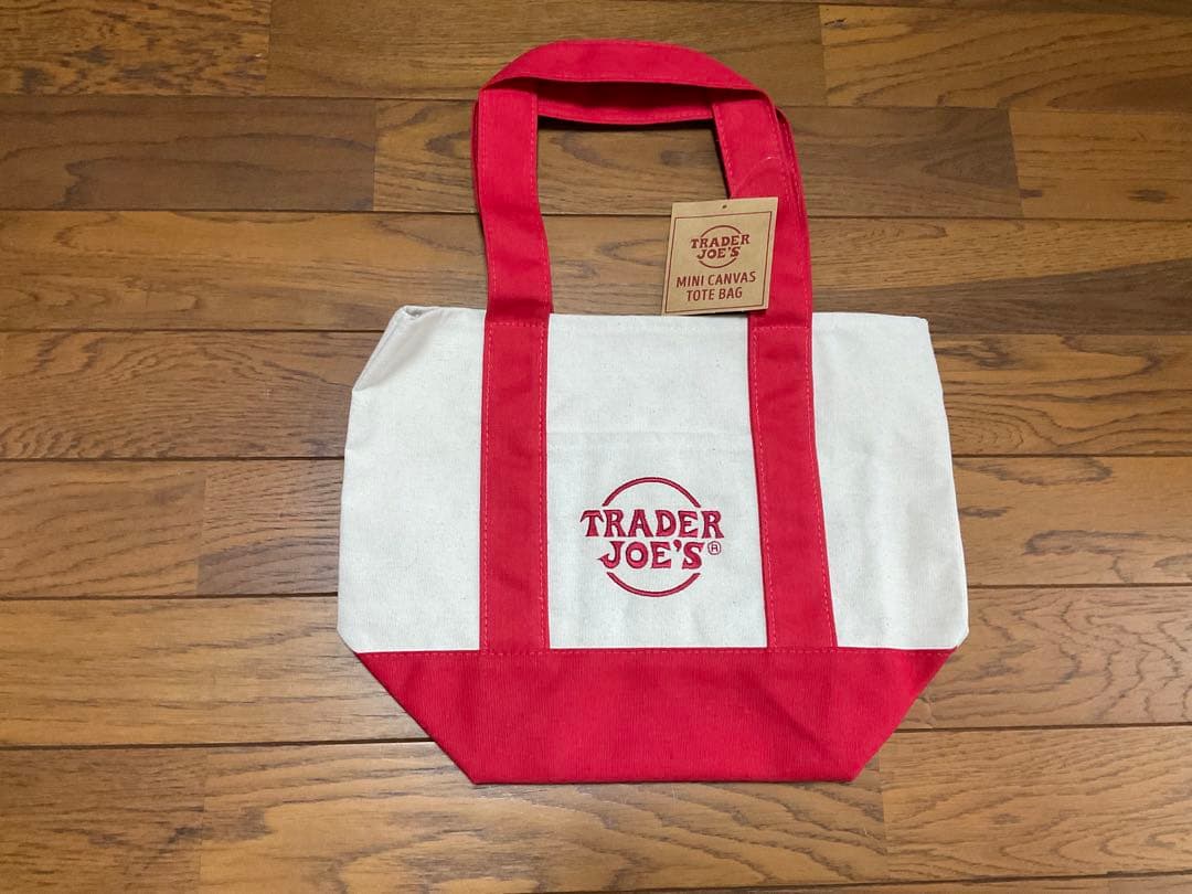 ＜本日限り明日出品取り消し＞トレーダージョーズ　ミニキャンバス生地　エコバッグ