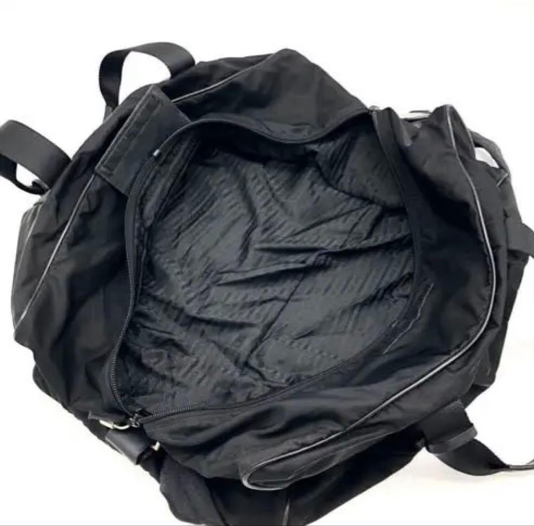 【極上美品・Gカード付✨】プラダ 2way ボストンバッグ　サフィアーノ 南京錠