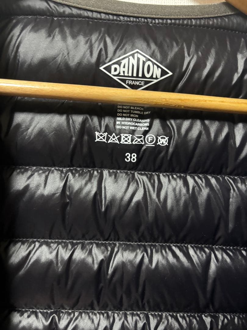DANTON ダウンジャケット サイズ38 オリーブ