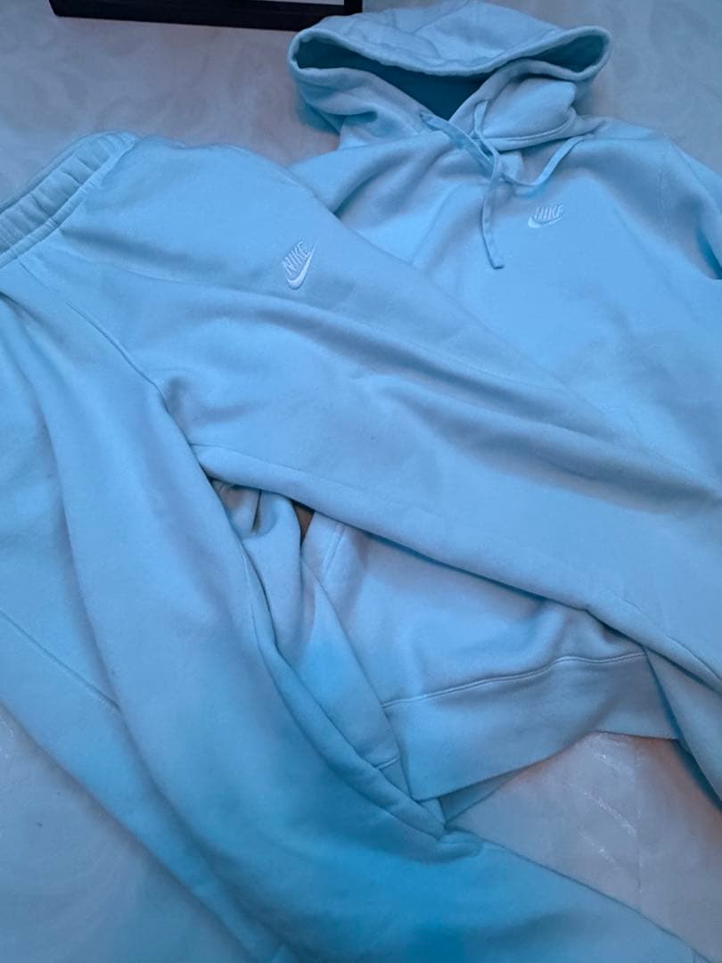 Nike ライトブルー パンツM