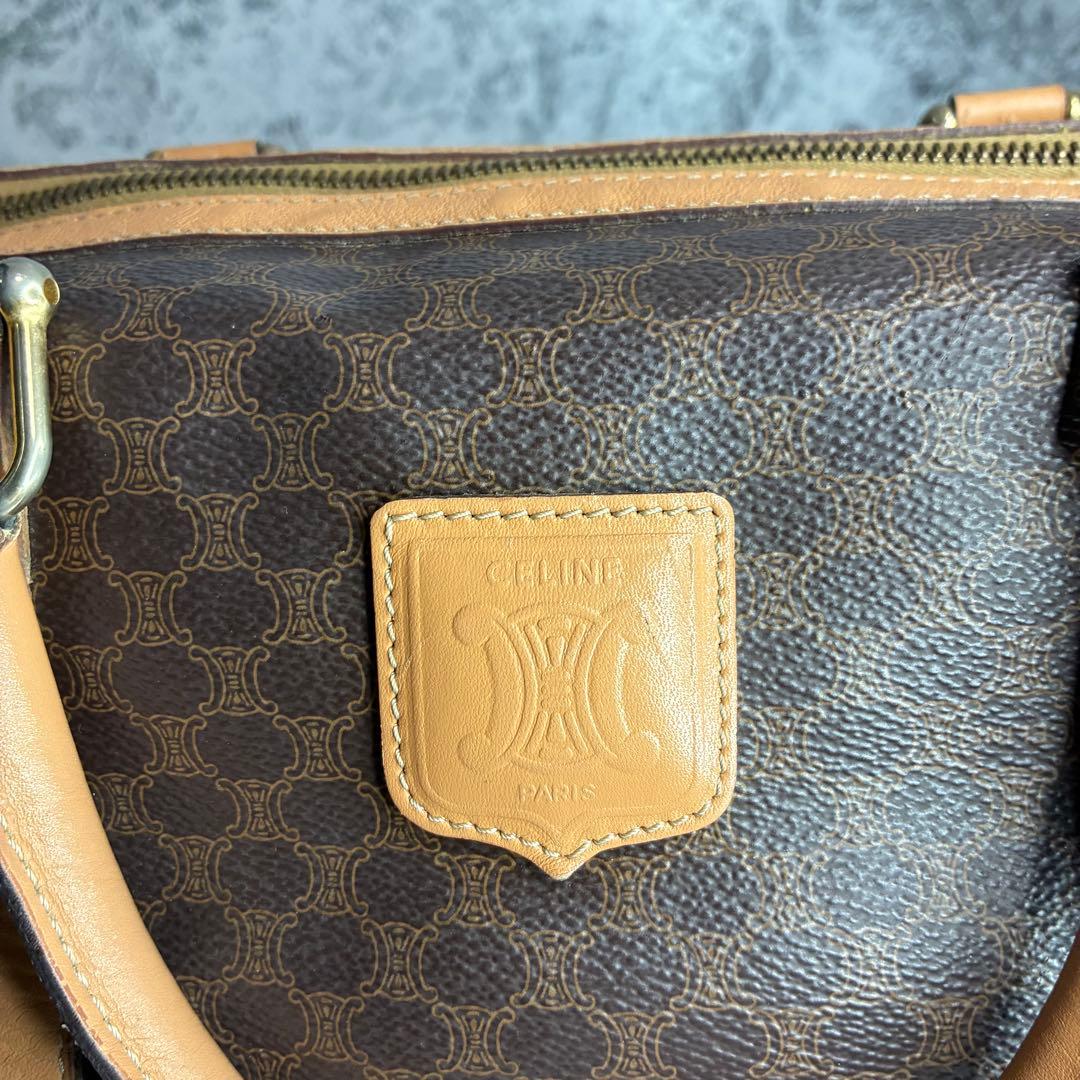 ✨CELINE✨　セリーヌ　ボストンバッグ　ハンドバッグ　マカダム　ヴィンテージ