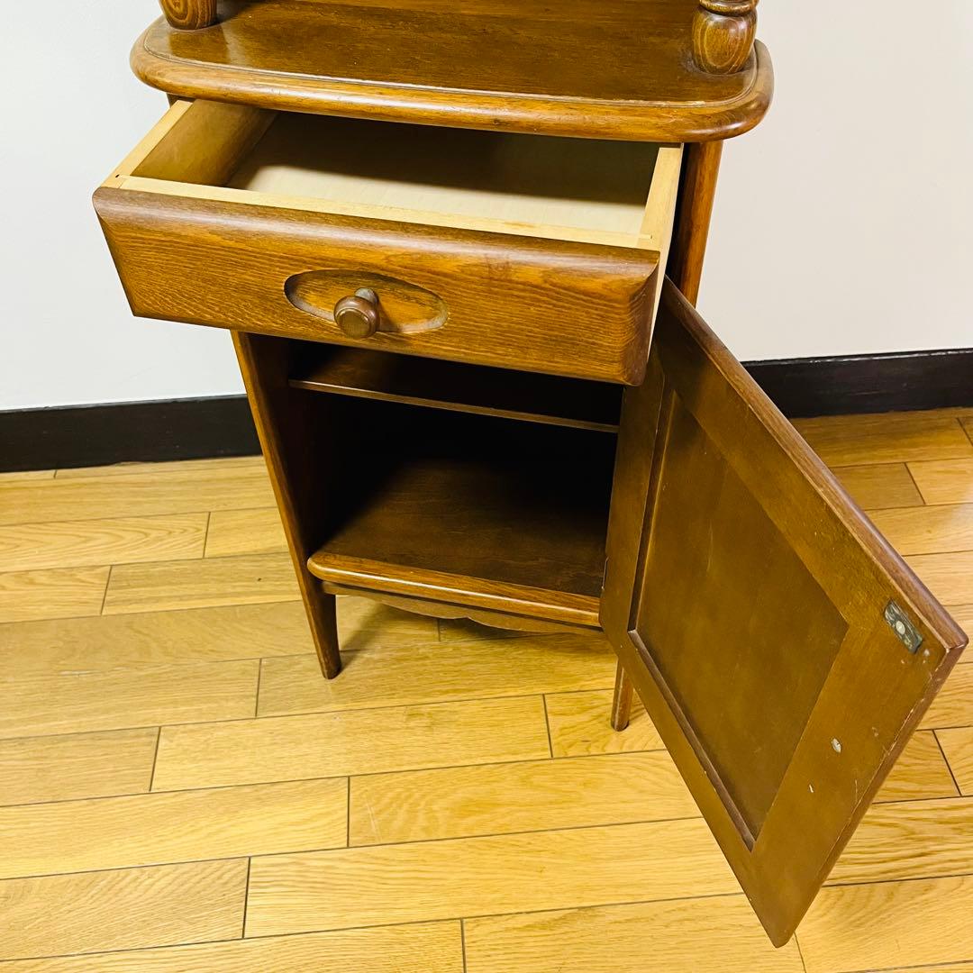 アンティーク ビンテージ シェルフ 引き出し 収納 テーブル サイドテーブル