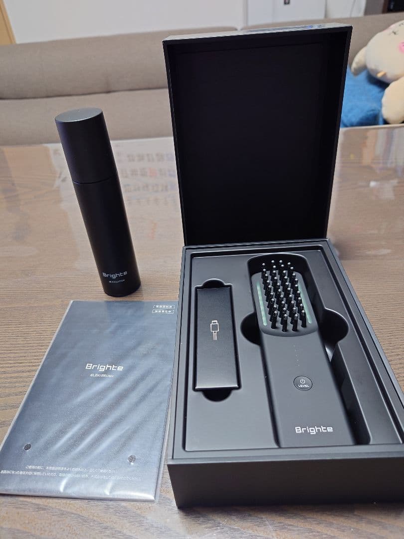 Brighte ELEKI BRUSH 美顔器 ブラシ ブライト　ローション付