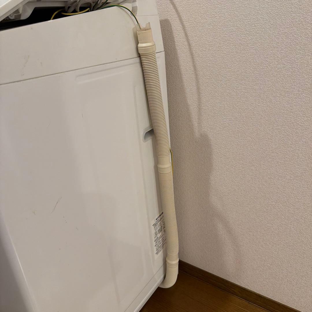 TOSHIBA 縦型全自動洗濯機 AW-7D5(W) 2017年製 調整脚付き